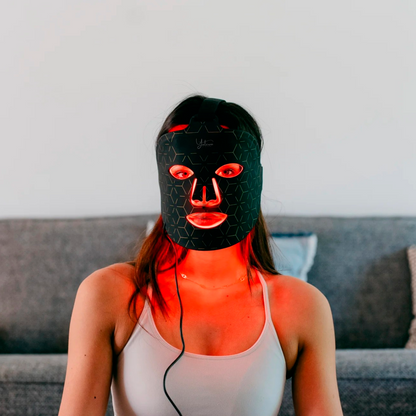 Máscara facial LED con terapia de luz roja para La cara y la piel