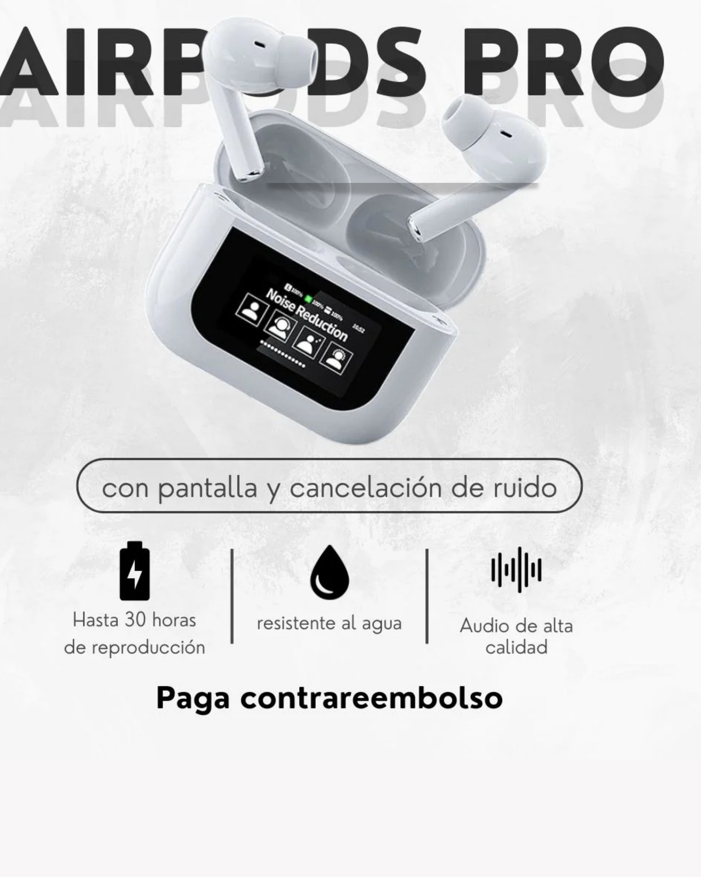 Pack Tecnológico AirPods Pro HD (Última Generación) + Ventilador Inteligente ProEvolution HIZ10 | Rendimiento Superior con Garantía Oficial de 12 Meses